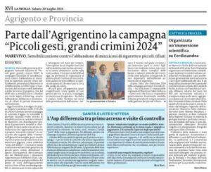 La Sicilia del 19 Luglio 2024