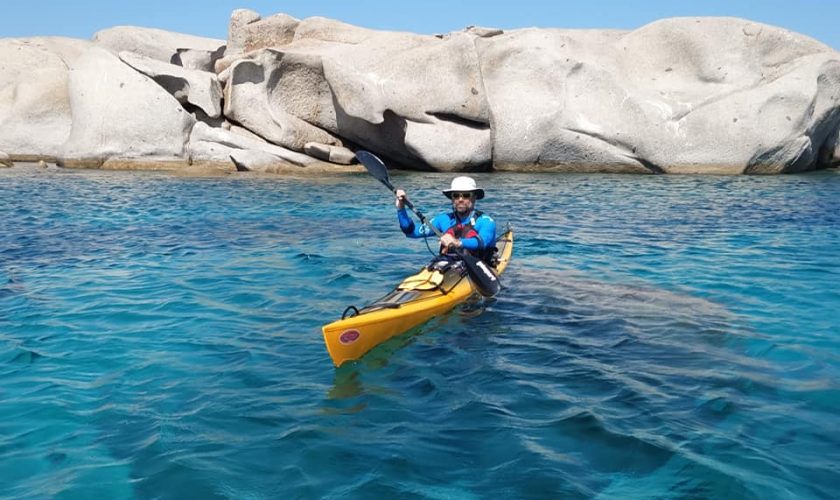 Copia di giancarlo gusmaroli in canoa in sardegna