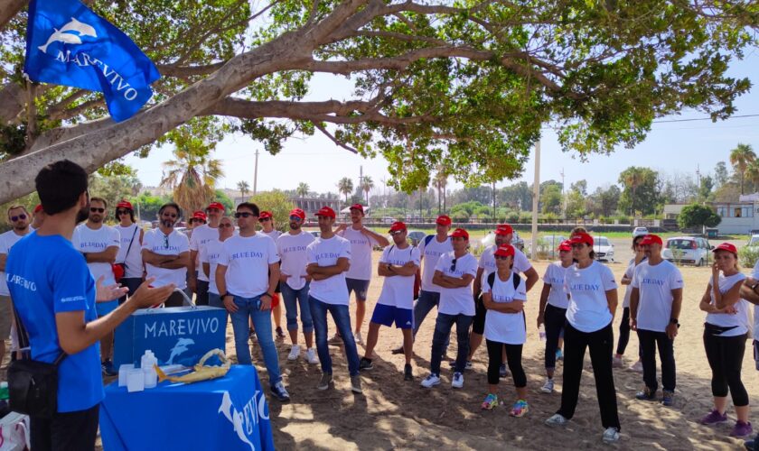 formazione in spiaggia