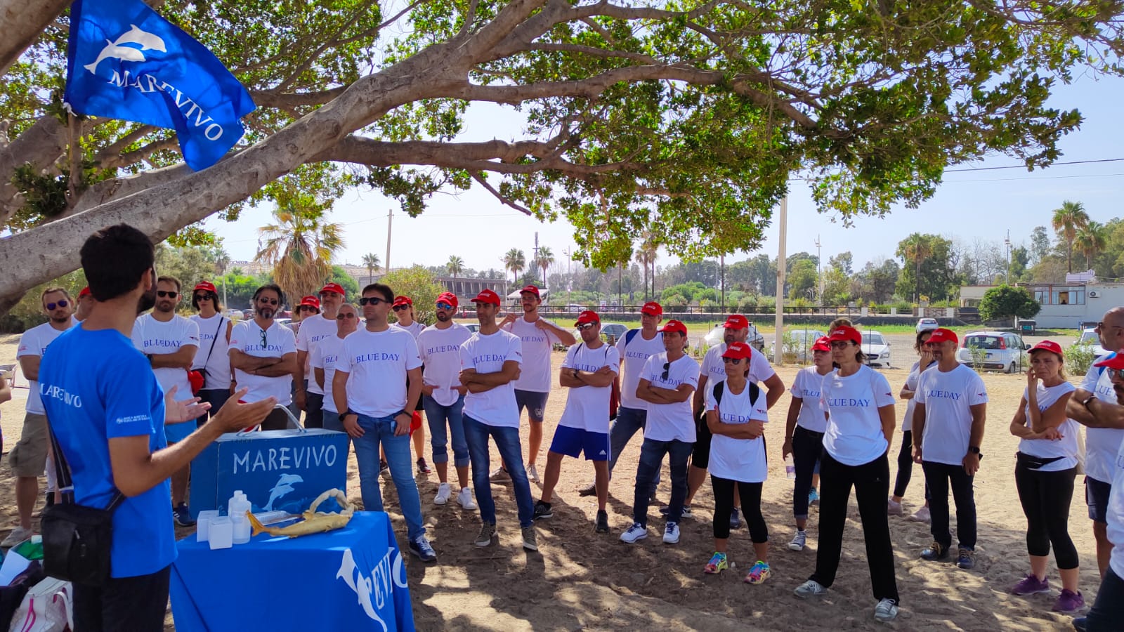 formazione in spiaggia